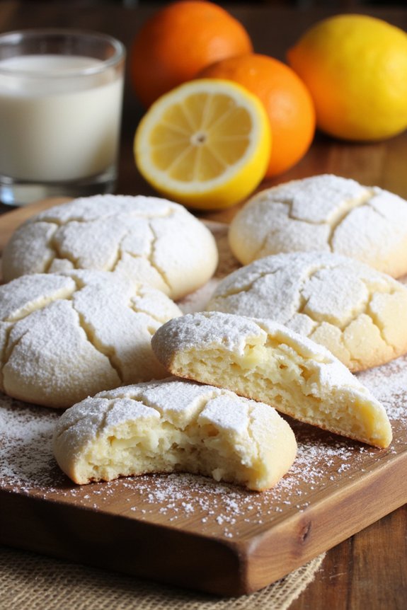 citrus flavored italian almond cookies