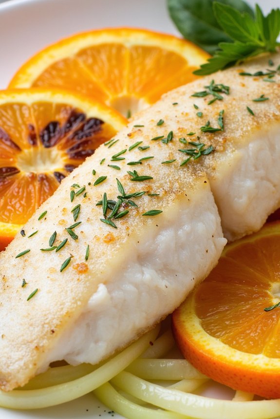 citrusy fennel haddock delight