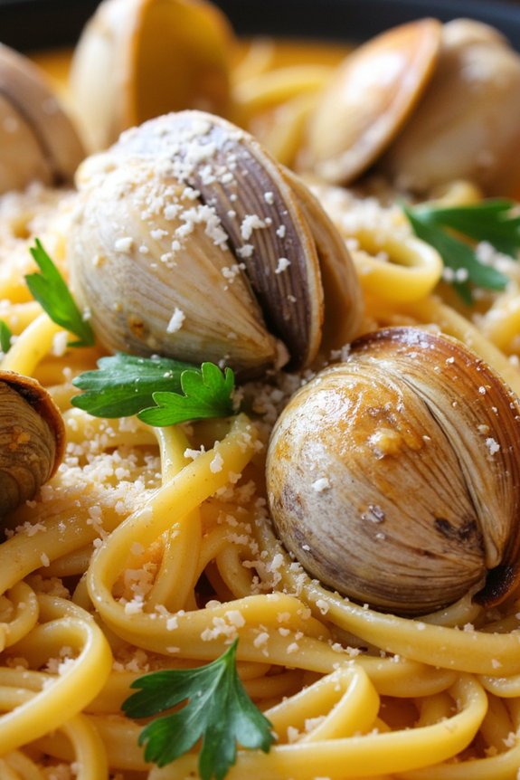 clam artichoke pasta delight