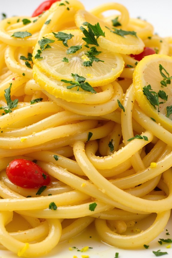 classic italian garlic pasta