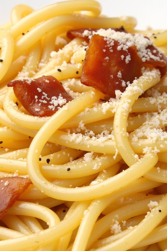 classic italian spaghetti carbonara