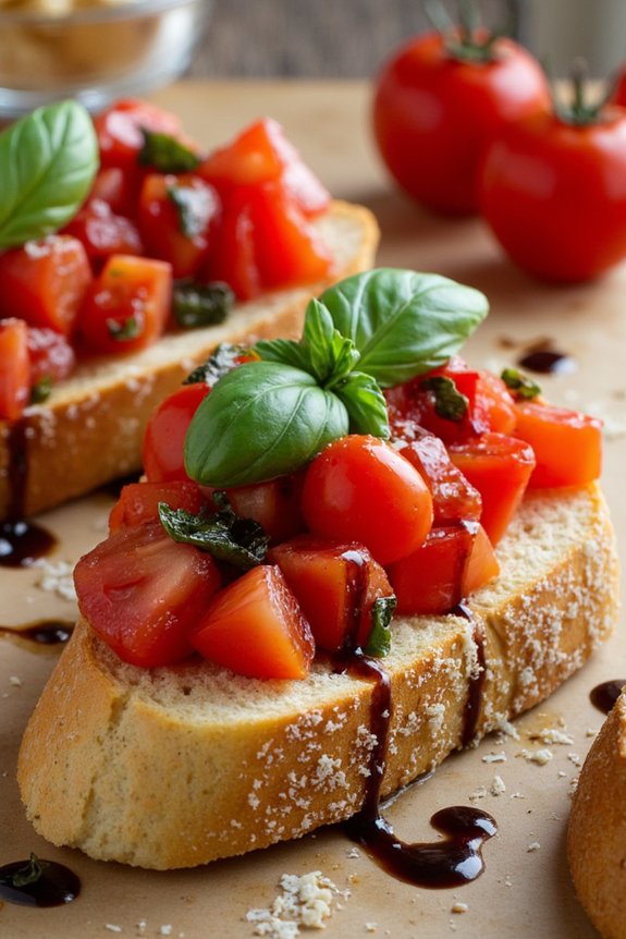classic italian tomato bruschetta
