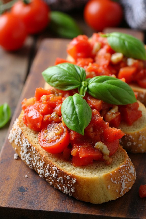 classic italian tomato bruschetta