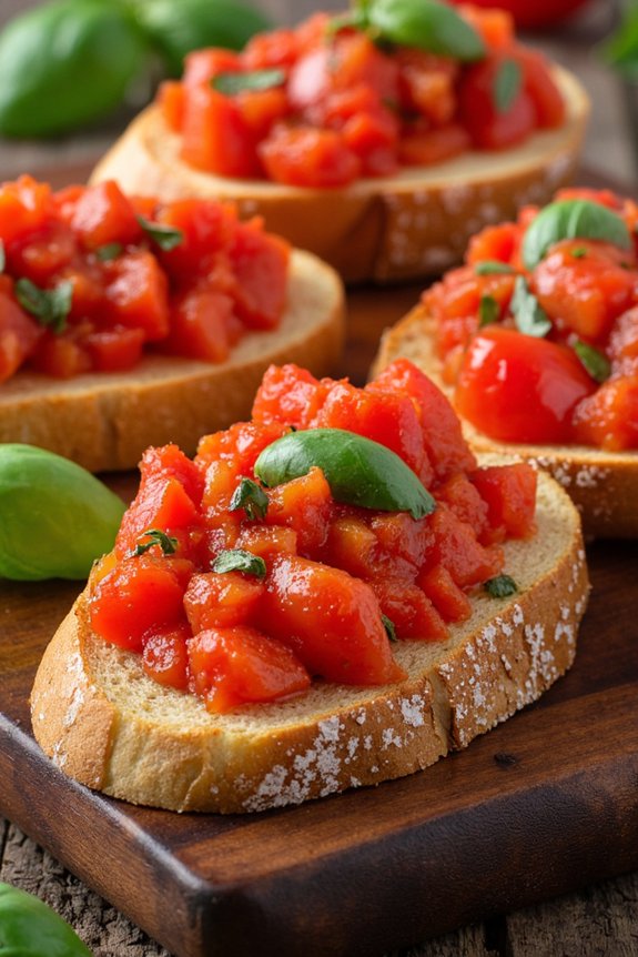 classic italian tomato bruschetta