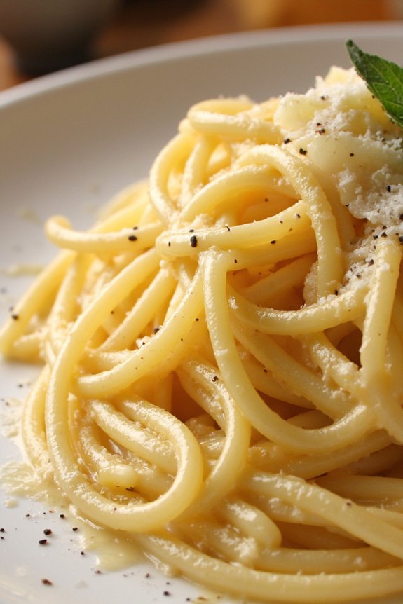 classic roman cheese pasta