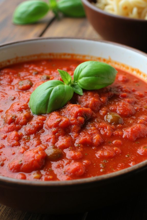 classic tomato basil marinara