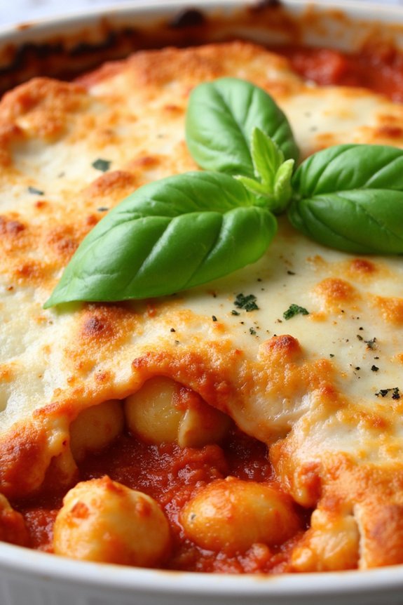 comforting baked gnocchi dish