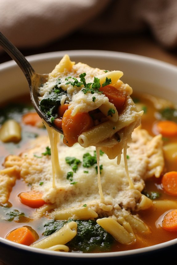 comforting italian chicken soup
