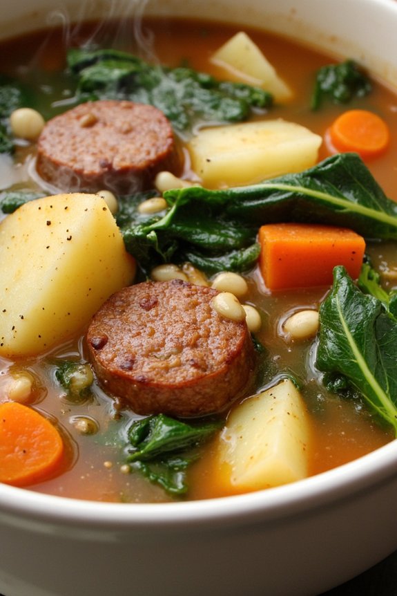 comforting italian kale soup