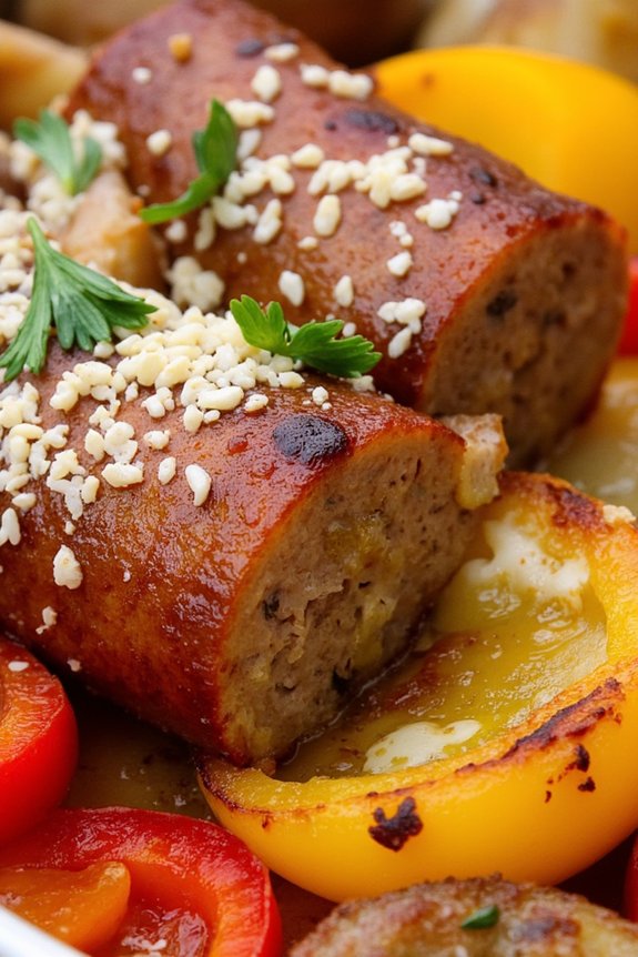 comforting italian sausage bake