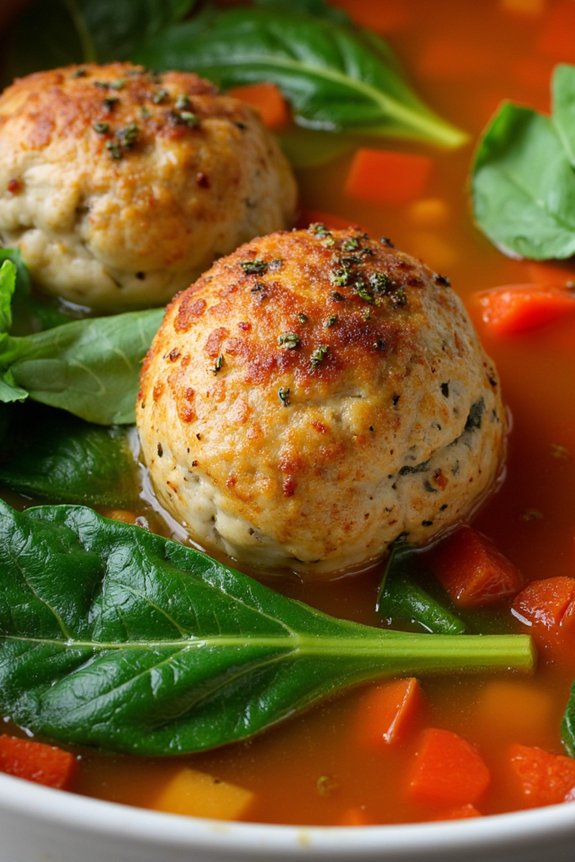 comforting meatball soup recipe
