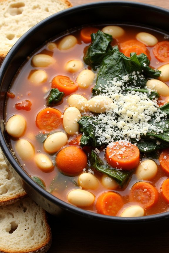 comforting tuscan bean soup