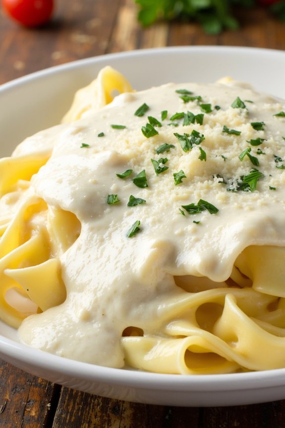 creamy cauliflower alfredo sauce
