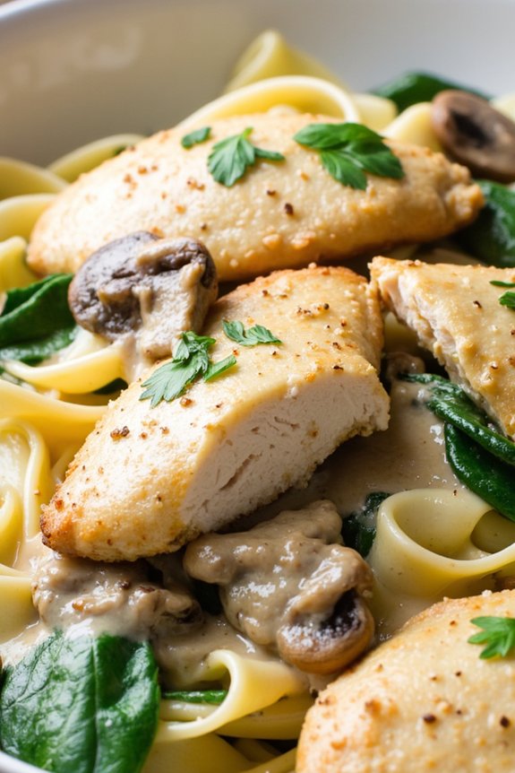 creamy chicken alfredo delight