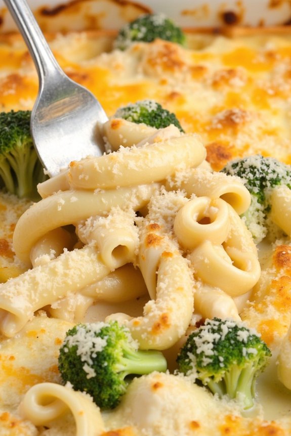 creamy chicken broccoli bake