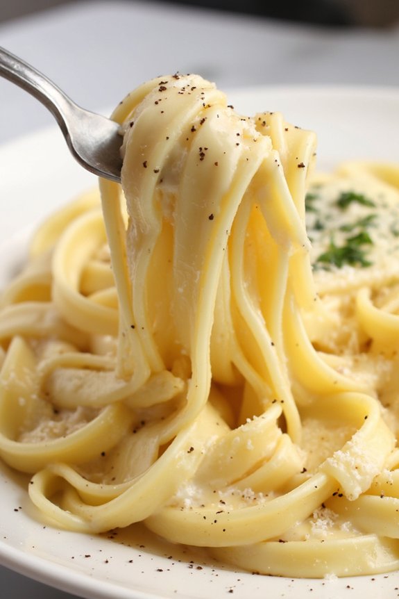 creamy fettuccine alfredo recipe