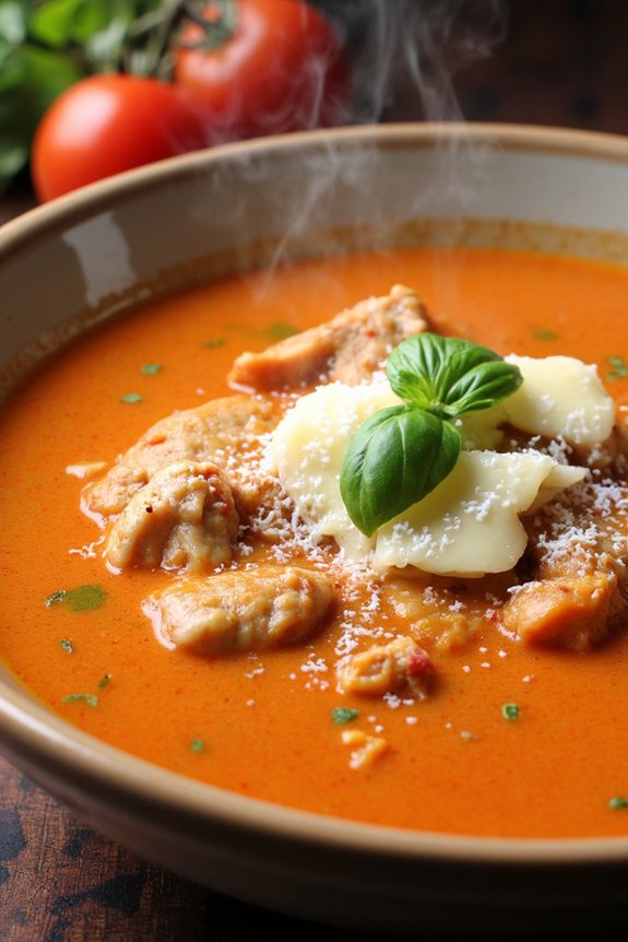 creamy italian chicken soup