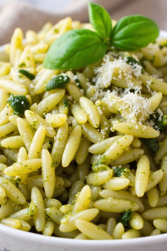 creamy italian pesto rice