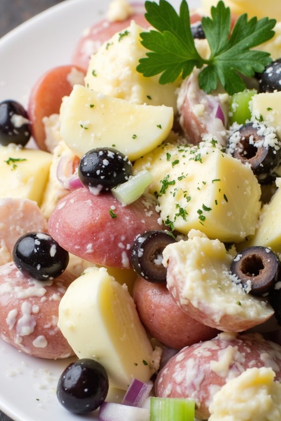 creamy italian potato salad