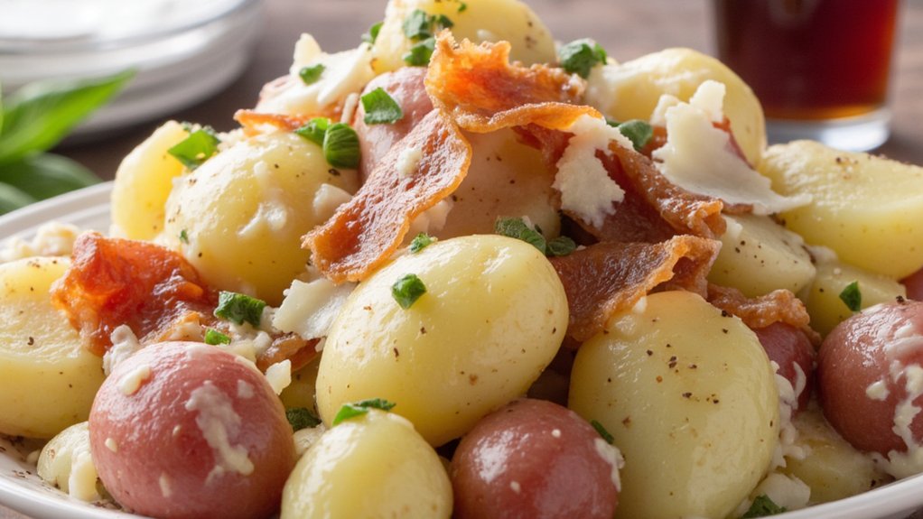 creamy italian potato salads