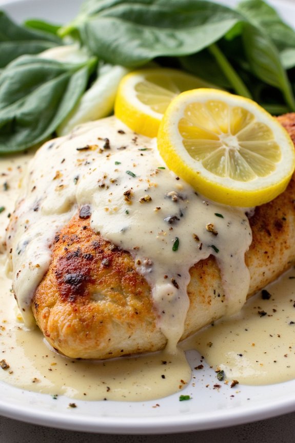 creamy lemon chicken delight