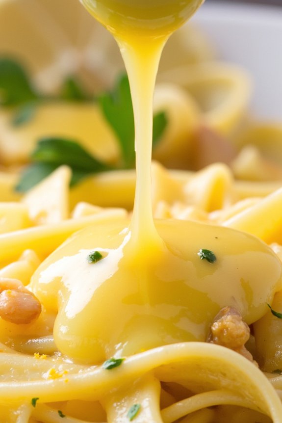 creamy lemon garlic sauce