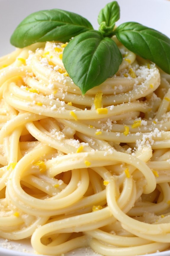 creamy lemon ricotta pasta