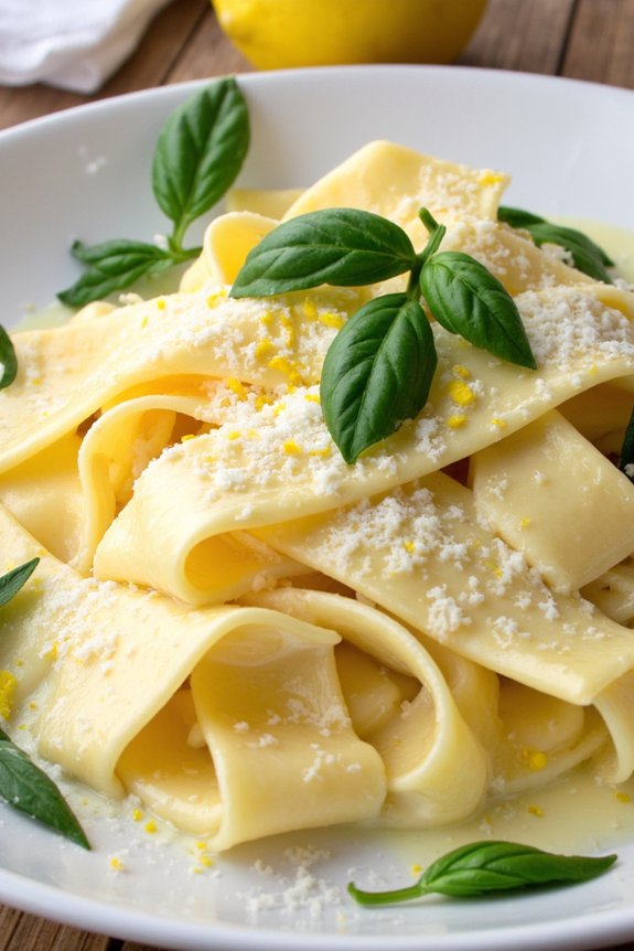 creamy lemon ricotta pasta