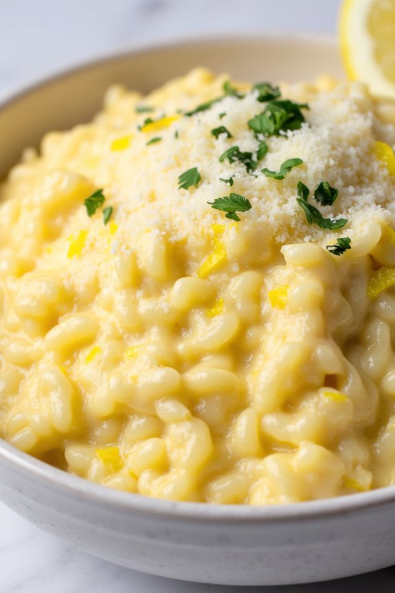 creamy lemon risotto recipe
