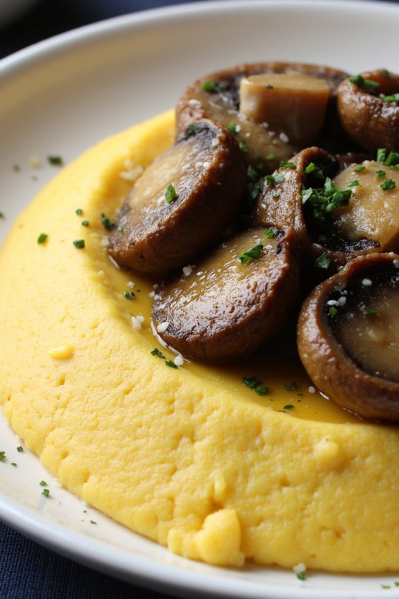 creamy mushroom polenta delight