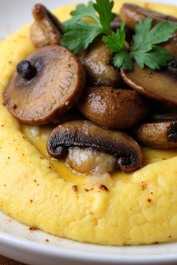 creamy mushroom polenta delight