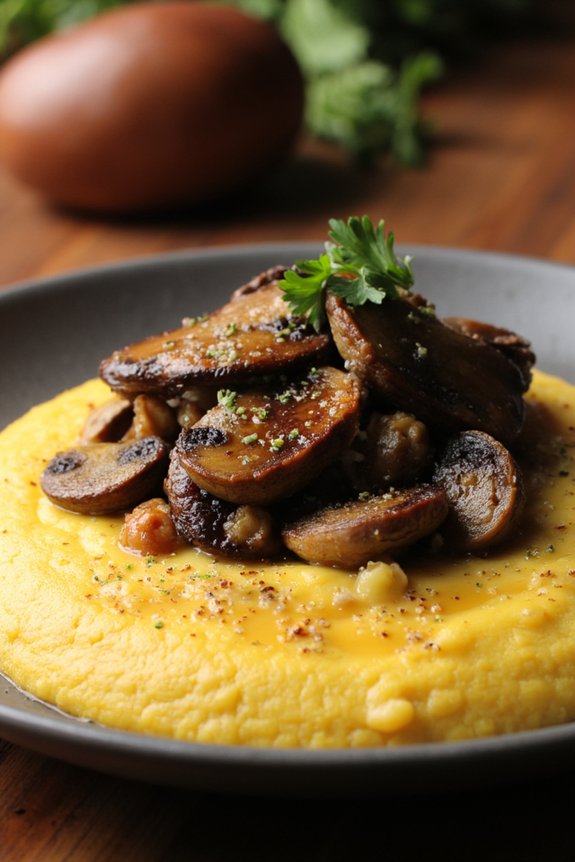 creamy mushroom polenta delight