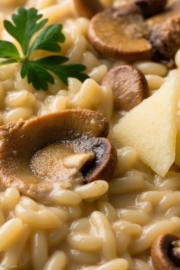 creamy mushroom risotto recipe