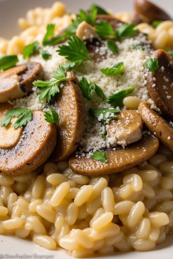 creamy mushroom risotto recipe