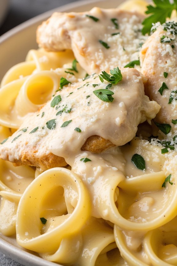 creamy one pot chicken alfredo