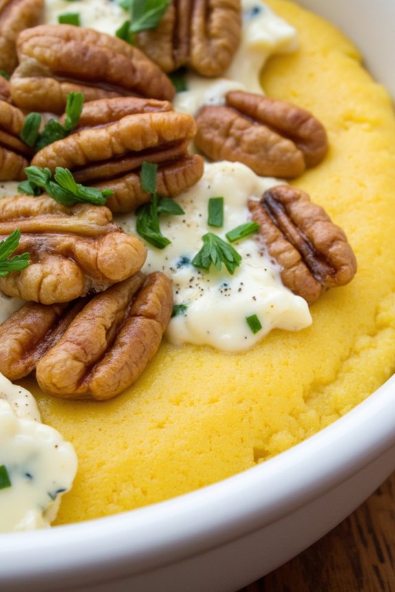 creamy polenta with gorgonzola