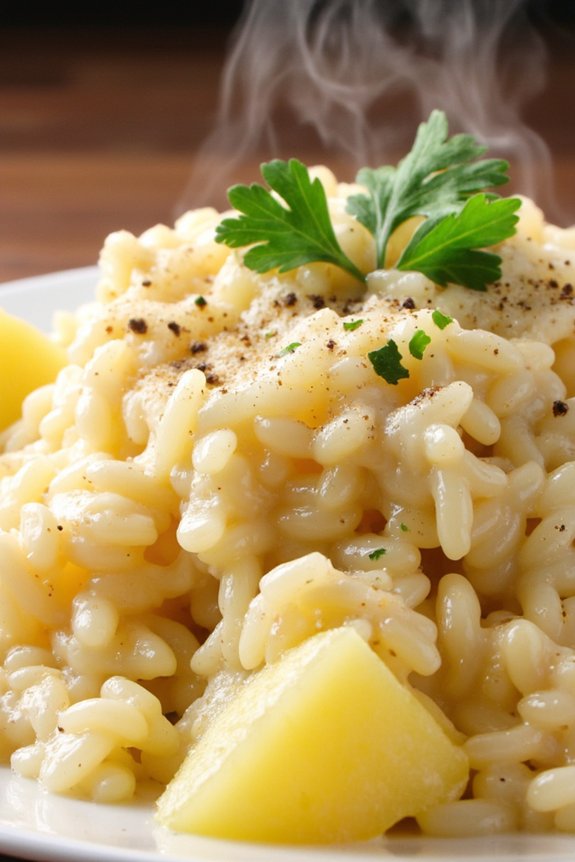 creamy potato risotto recipe