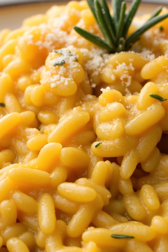 creamy pumpkin sage risotto