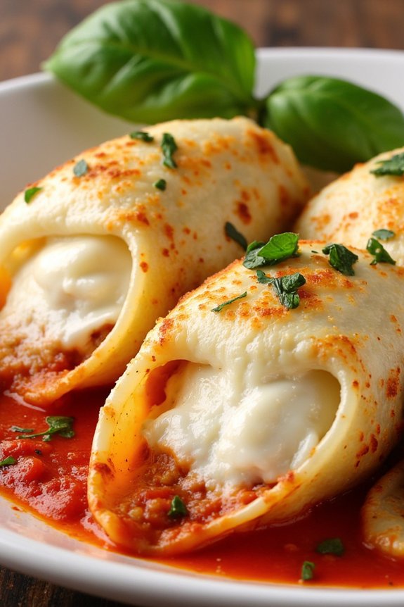 creamy ricotta pasta shells