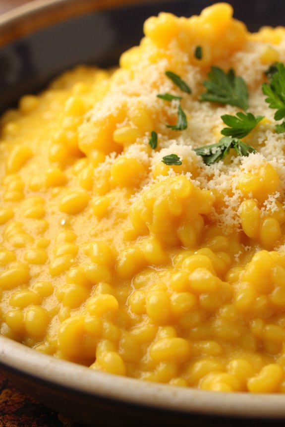creamy saffron risotto recipe