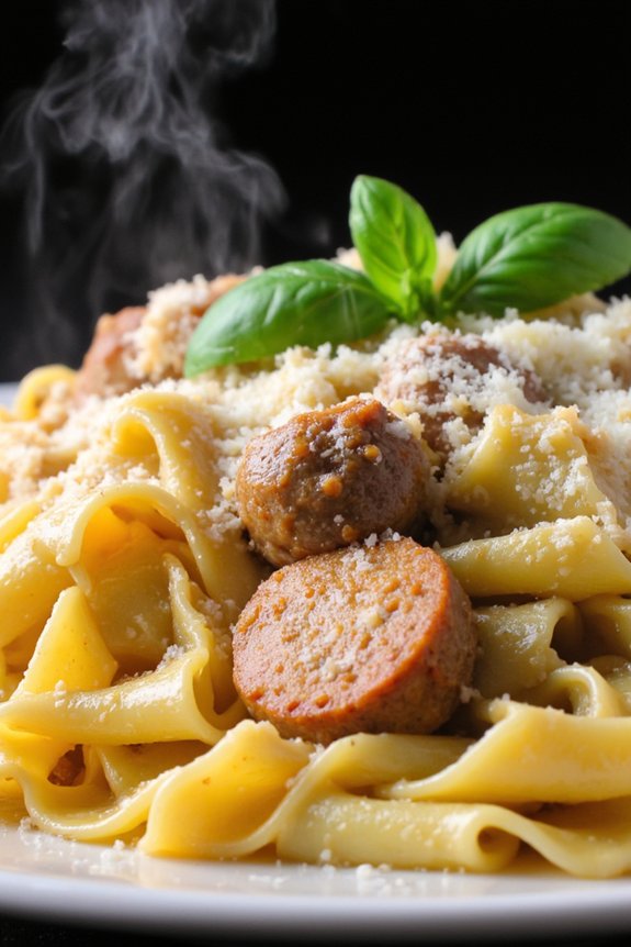 creamy sausage pasta recipe