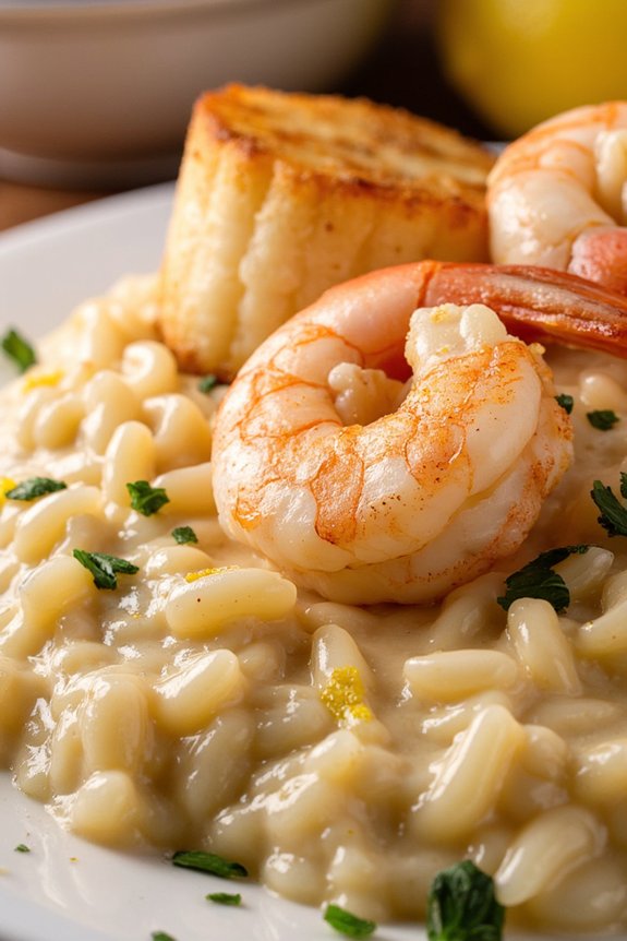 creamy seafood risotto delight
