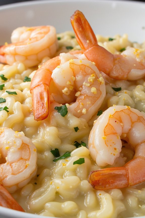 creamy shrimp risotto recipe