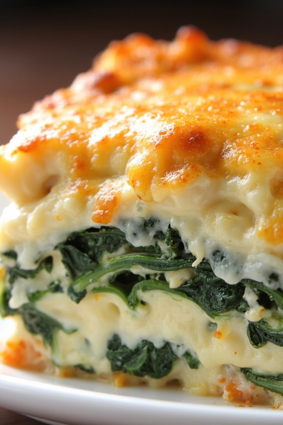 creamy spinach lasagna recipe