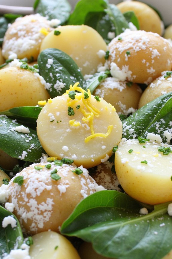 creamy spinach ricotta salad