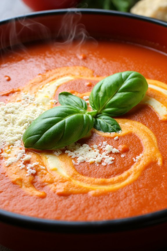 creamy tomato basil delight