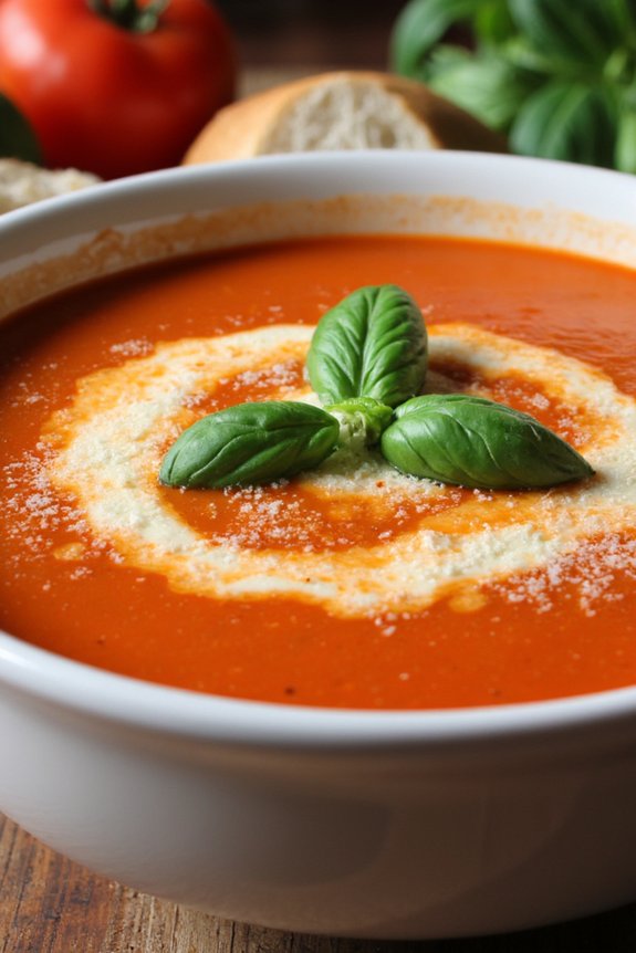 creamy tomato basil delight