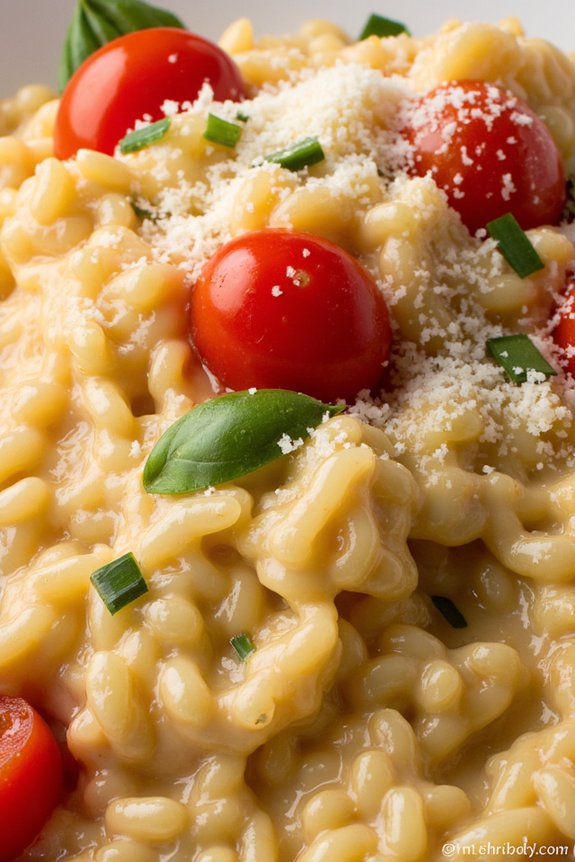 creamy tomato basil risotto recipe