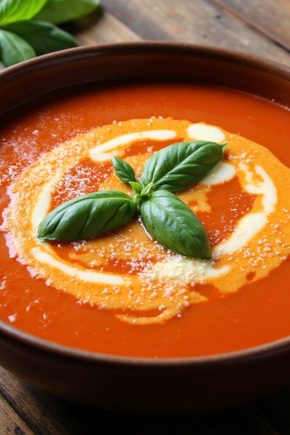 creamy tomato basil soup