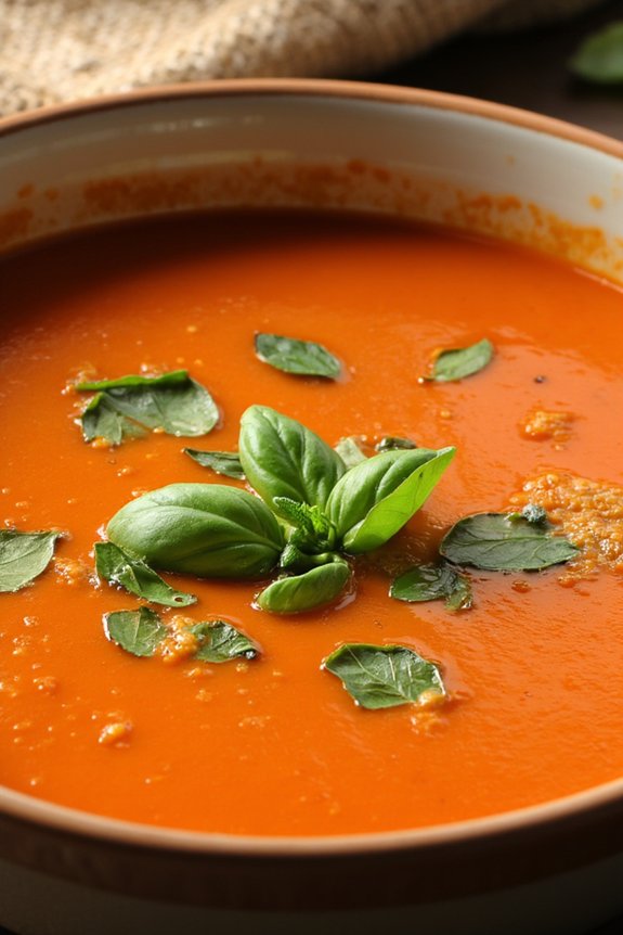creamy tomato basil soup